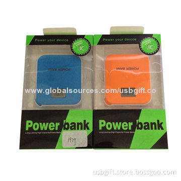 Power Banks/Dual USB Ports External Battery Chargers with Power Indicators and 3,900mAh Capacity
